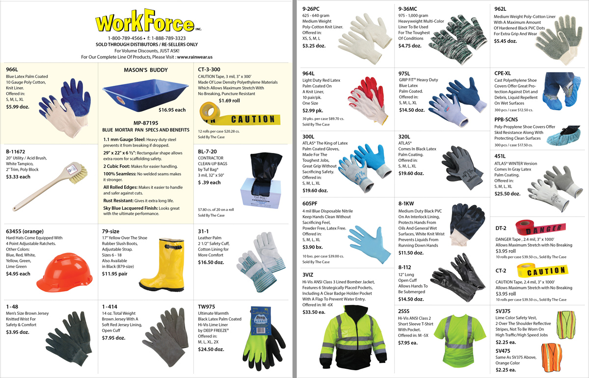 Photograph of WorkForce, Inc sell sheet.